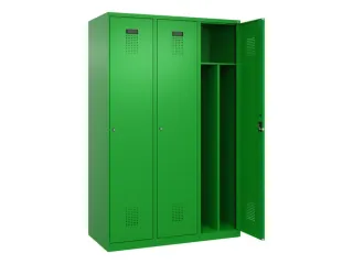 locker voor scheiding van kleding,HxBxD 1850x1200x500mm,3vak - 1