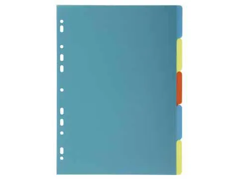 Tabbladen PP FOREVER A4 5 tabs ass