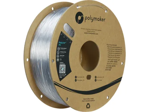 PolyLite PC 1,75mm Transparant 1kg 3D Filament
