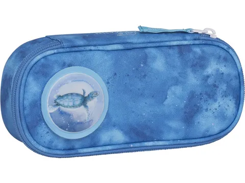 Etui Beckmann ovaal Leeg Ocean blue