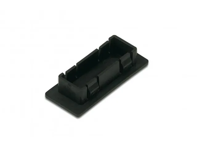 Blinde pluggen voor SC Duplex verpakking van 100 stuks Kunststof Zwart