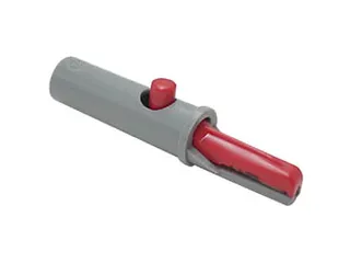 Geisoleerde Krokodillenklem 4mm 6A / Rood (AK 10) - 1