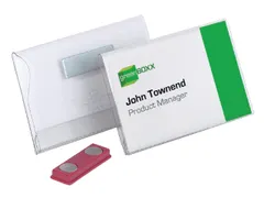 Badge Durable 8117 vlak met magneet 54x90mm