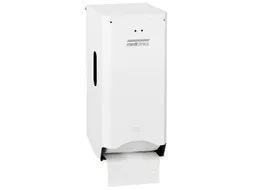 Toiletpapier Dispenser Metaal Wit voor 2 Toiletpapier Rollen