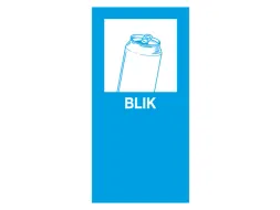 Magneetsticker Blik