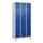 locker voor scheiding van kleding,HxBxD 1950x900x500mm,3vak