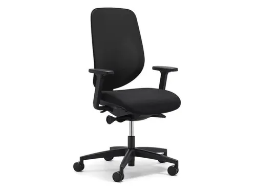 Giroflex Bureaustoel 353 rugleuning met netbekleding zwart