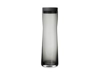 Karaf 1L Glas Transparant/Zwart Deksel Zwart