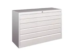 armoire à tiroirs HxlxP 800x1023x600mm RAL7035 face avant RAL7035