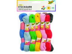 Borduurgaren Folia 10 strengen à 4m assorti