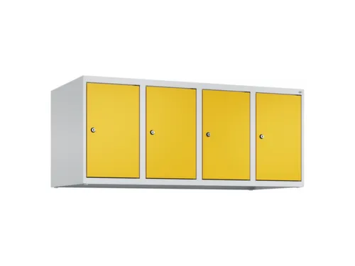opzetkast,v. locker,4vak.,vak B 300mm,HxBxD 500x1200x500mm