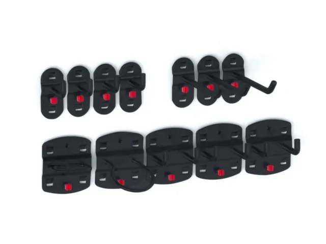 houderassortiment,v. perfoplaat,12-delig,RAL7016