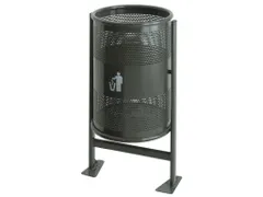 Ronde afvalbak op statief 60 Liter