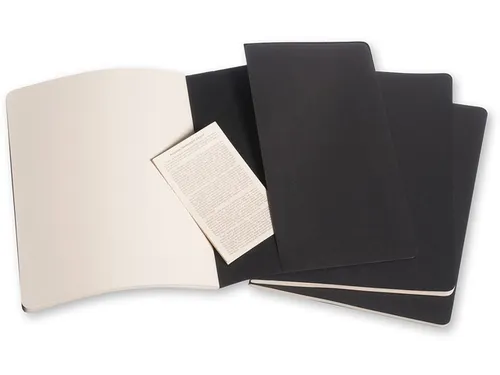 Schrift Moleskine Blanco Xl Zwart 190x250mm