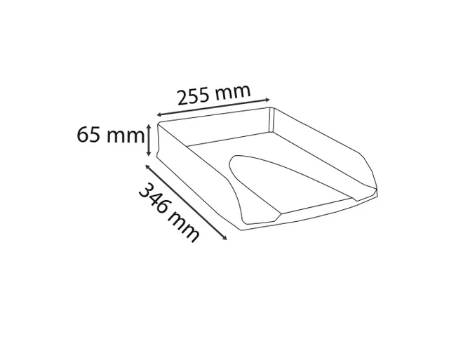 Brievenbak A4 Blauw Combo Styli Neo Deco