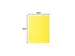 100 dossiermappen FOREVER 250 100%gerecycleerd 24x32cm Geel
