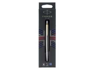 Balpen Parker Jotter stainless steel GT medium op blister - 1