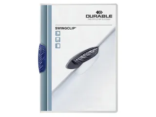 Klemmap Durable 2260 swingclip blauw 3mm A4 - 1