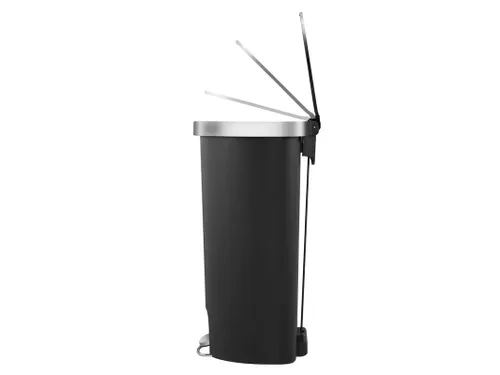 Hana pedaalemmer halfrond 55 Liter Zwart