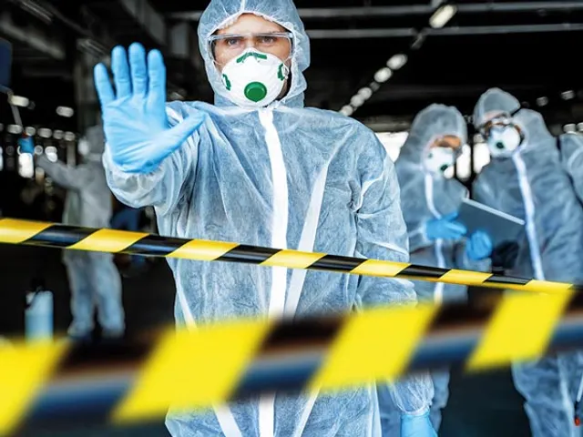 Zwart/geel Veiligheidslint 100 Meter Dispenser