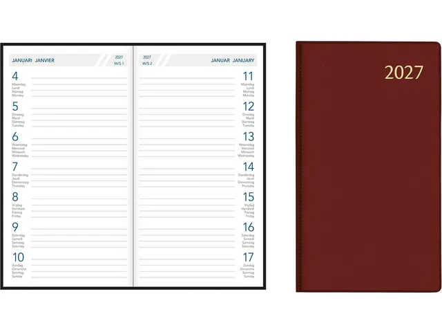 Timeplan 23M Seta geassorteerde kleuren 2026
