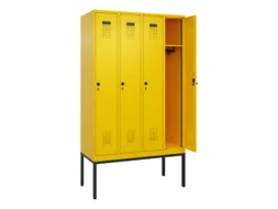 locker,HxBxD 2120x1200x500mm,4vak,vak B 300mm,draaigrendel