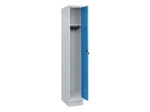 locker,HxBxD 1950x300x500mm,1vak,vak B 300mm,draaigrendel,sokkel