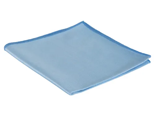 Glasdoek Cleaninq microvezel 40x40cm blauw 3 stuks