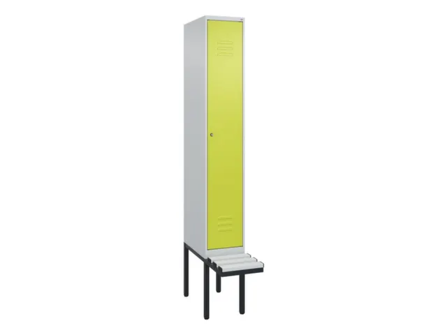 locker met bank,HxBxD 2120x300x815mm,1vak,vak B 300mm,cil.-slot
