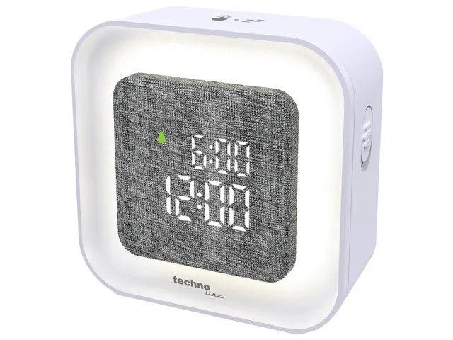 Wekker Technoline WT 485 98x98x39mm wit