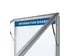 Panneau logo imprimé 93x10cm vitrine d'affichage extérieur 8/12xA4