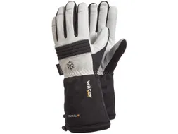 Tegera 595 koudebestendige lederen handschoenen, wit/zwart, maat 9, pe