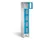 Lockerkast 1850x320x500mm 1x5 vakken Cilinderslot Poten, RAL5012