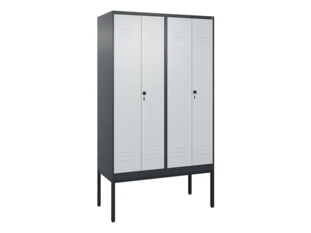 PBM-locker,HxBxD 2120x1200x500mm,4vak,vak B 300mm,draaigrendel
