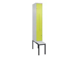 Z-garderobekast,HxBxD 2120x300x815mm,2vak,vak B 300mm,cil.-slot - 1