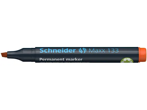 Marker Schneider Maxx 133 permanent beitelpunt oranje