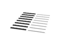 APC Netshelter GANGINSLUITING, RECHTE CONNECTOR, SET VAN 8, ZWART