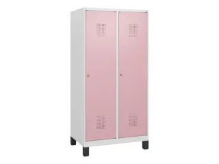 schoollocker,HxBxD 1630x800x500mm,2vak,vak B 400mm,cil.-slot,voeten - 2