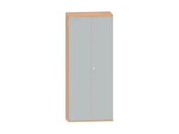 Kantoorkast 1920x800x430mm Decor Romp Beuken Decor Front Lichtgrijs
