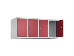 opzetkast,v. locker,4vak.,vak B 300mm,HxBxD 500x1200x500mm