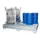 opvangbak,v. 2xIBC/10x200l vaten,opvangvol. 1000l
