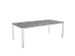 In hoogte verstelbaar bureau,HxBxD 720-840x2000x1000mm,MS-donkergrijs