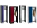 locker met kapstok,HxBxD 1950x740x480mm,romp RAL7035,front RAL7035