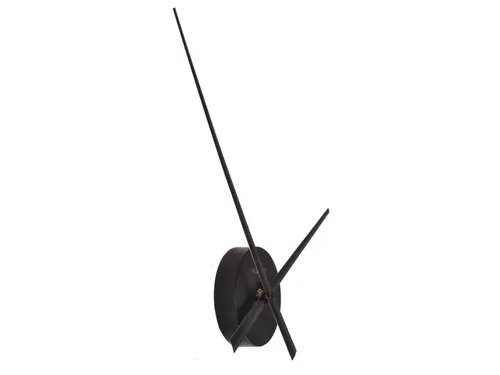 Wandklok Nextime Dia. 48cmx3cm Aluminium Zwart 'small Hands'