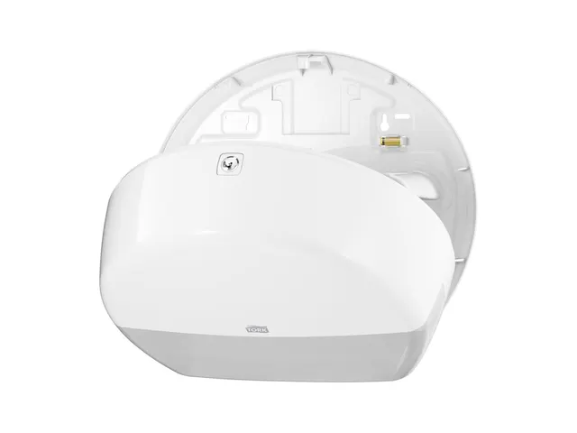 Tork 555000 T2 Mini Jumbo Toiletpapier Dispenser Elevation Wit