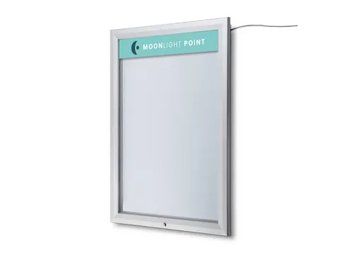 Bedrukt logopaneel 49x10cm voor Outdoor mededelingenbord 4x A4