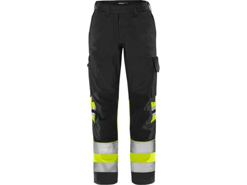 Fristads 2652 broek voor P/COT, fluo geel/zwart, maat 44, per stuk