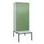 PBM-locker met bank,HxBxD 2120x800x815mm,2vak,vak B 400mm,cil.-slot