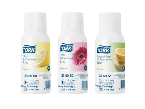 Premium luchtverfrisser mixed 75ml doos 12 bus/aerosol