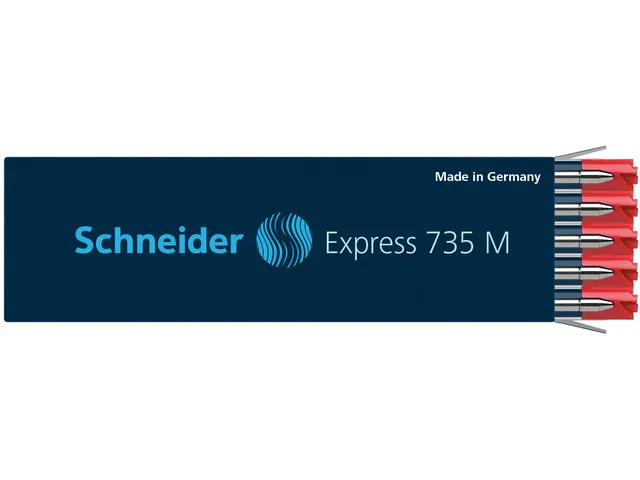 Recharge stylo bille Schneider Express 735 M rouge